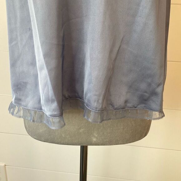Christian Lacroix Elegant Blue Camisole with Lace Trim - Picture 3 of 10